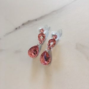 NWT CZ Crystal Earrings CE335 by Jim Ball Rose Pch